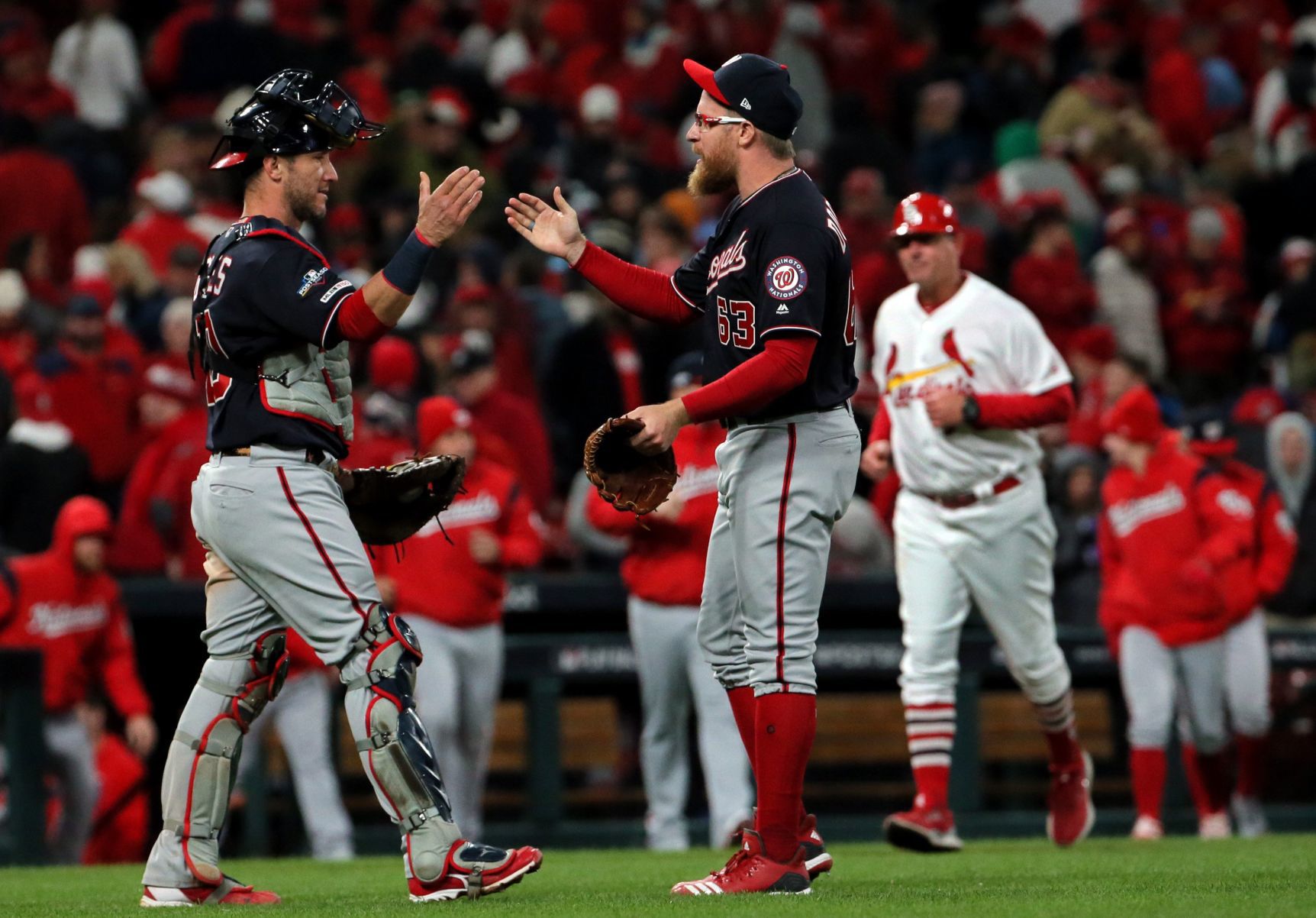 Washington Nationals vs St. Louis Cardinals, Game 1 NLCS in St. Louis